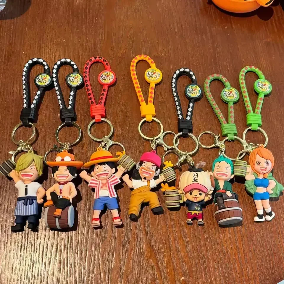 One Piece Happy Crew Keychain - Bear Hugs