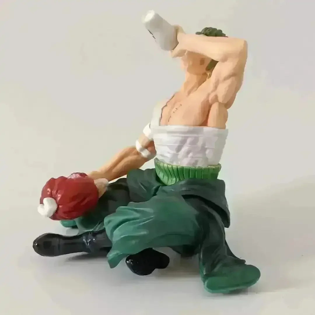 One Piece Injured Drinking Roronoa Zoro Action Figurine (15 cm) - Bear Hugs
