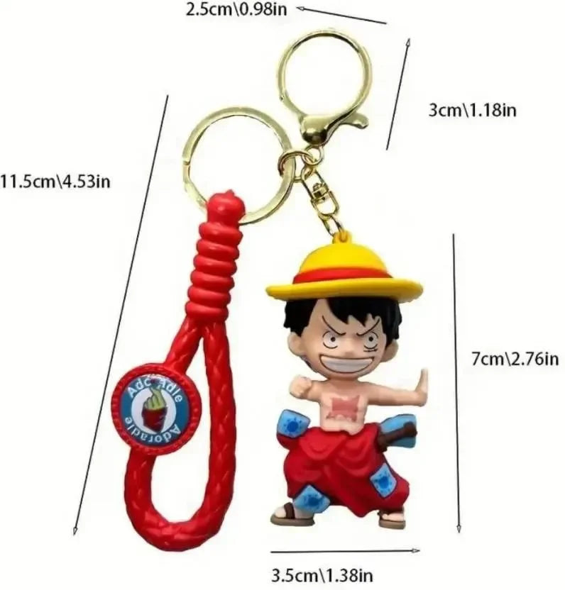 One Piece Luffy 3D Keychain - Bear Hugs
