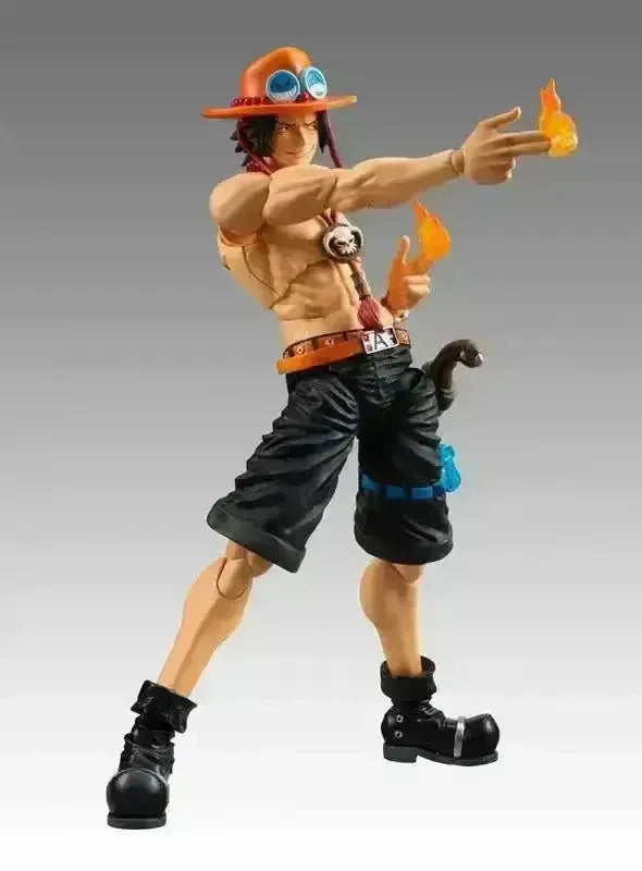 One Piece Luffy and Ace Movable Joints Figurine (18 cm) - Bear Hugs