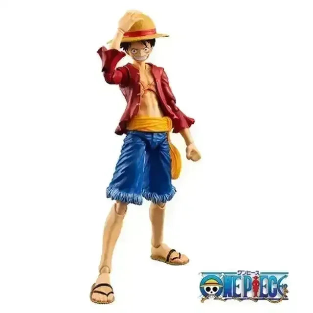 One Piece Luffy and Ace Movable Joints Figurine (18 cm) - Bear Hugs