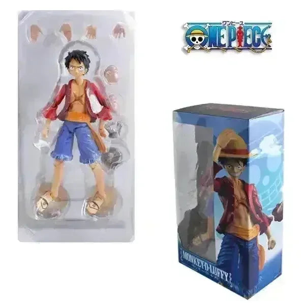 One Piece Luffy and Ace Movable Joints Figurine (18 cm) - Bear Hugs