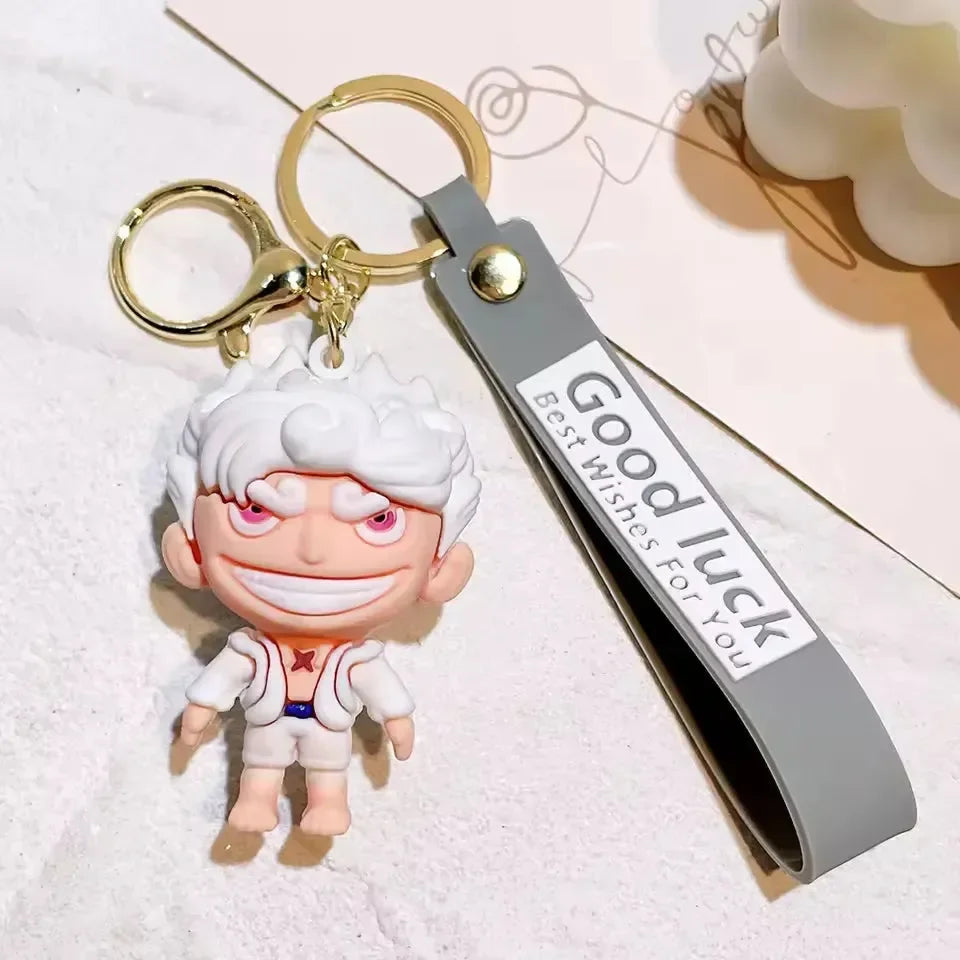 One Piece Luffy Gear 5 Keychain - Bear Hugs