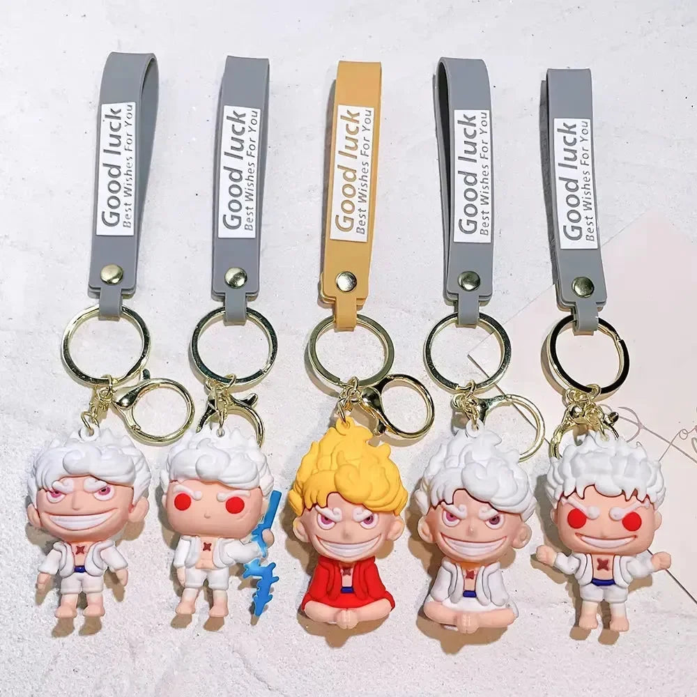 One Piece Luffy Gear 5 Keychain - Bear Hugs