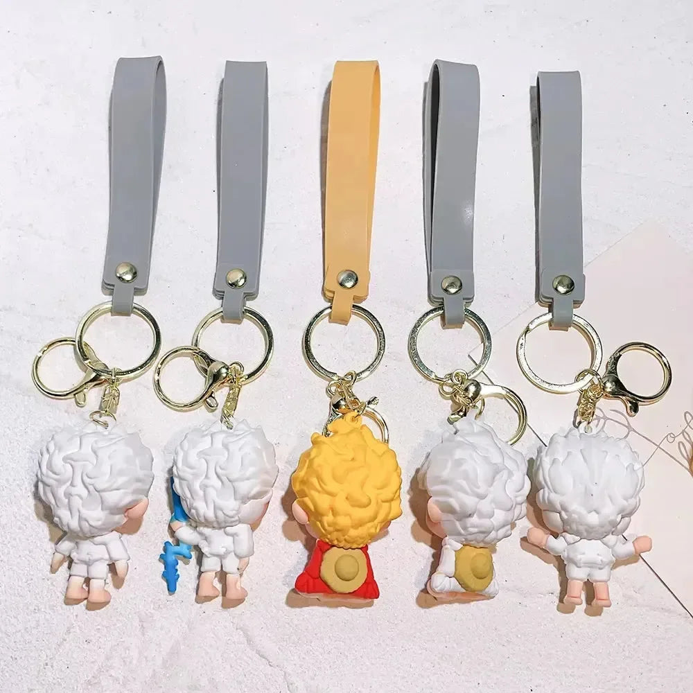 One Piece Luffy Gear 5 Keychain - Bear Hugs