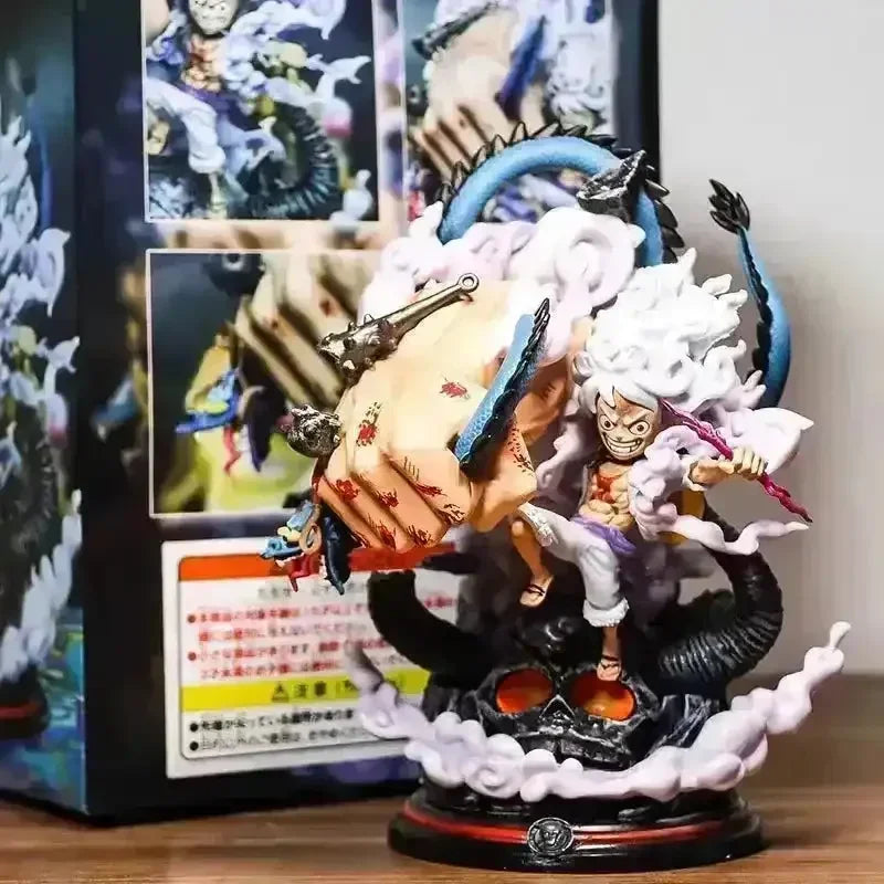 One Piece Luffy Gear 5 vs. Kaido Action Figure Set (22 cm) - Bear Hugs