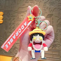 One Piece Luffy's Laughs Keychain - Bear Hugs