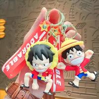 One Piece Luffy's Laughs Keychain - Bear Hugs