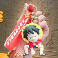 One Piece Luffy's Laughs Keychain - Bear Hugs