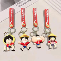 One Piece Luffy's Laughs Keychain - Bear Hugs