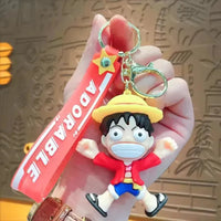 One Piece Luffy's Laughs Keychain - Bear Hugs