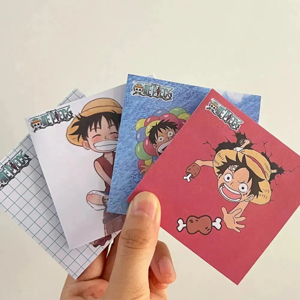 Luffy Note Card One Piece Luffy Sticky Notes Set