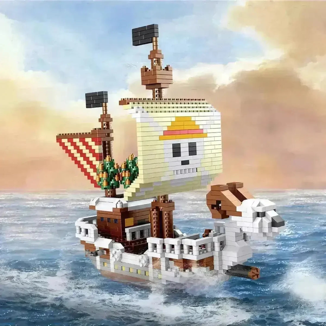 One Piece Pirate Ship 3D Model Building Blocks - Bear Hugs