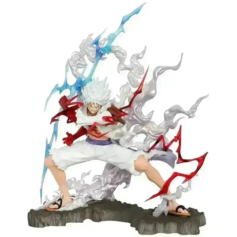 Figura de anime One Piece Luffy Gear 5 Sun God Nika 17 cm, figura de