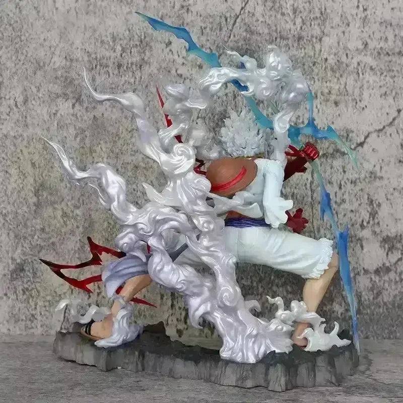Figurine One Piece Luffy Gear 5 Sun God - Statue PVC 28 Cm Collection Manga Neuve