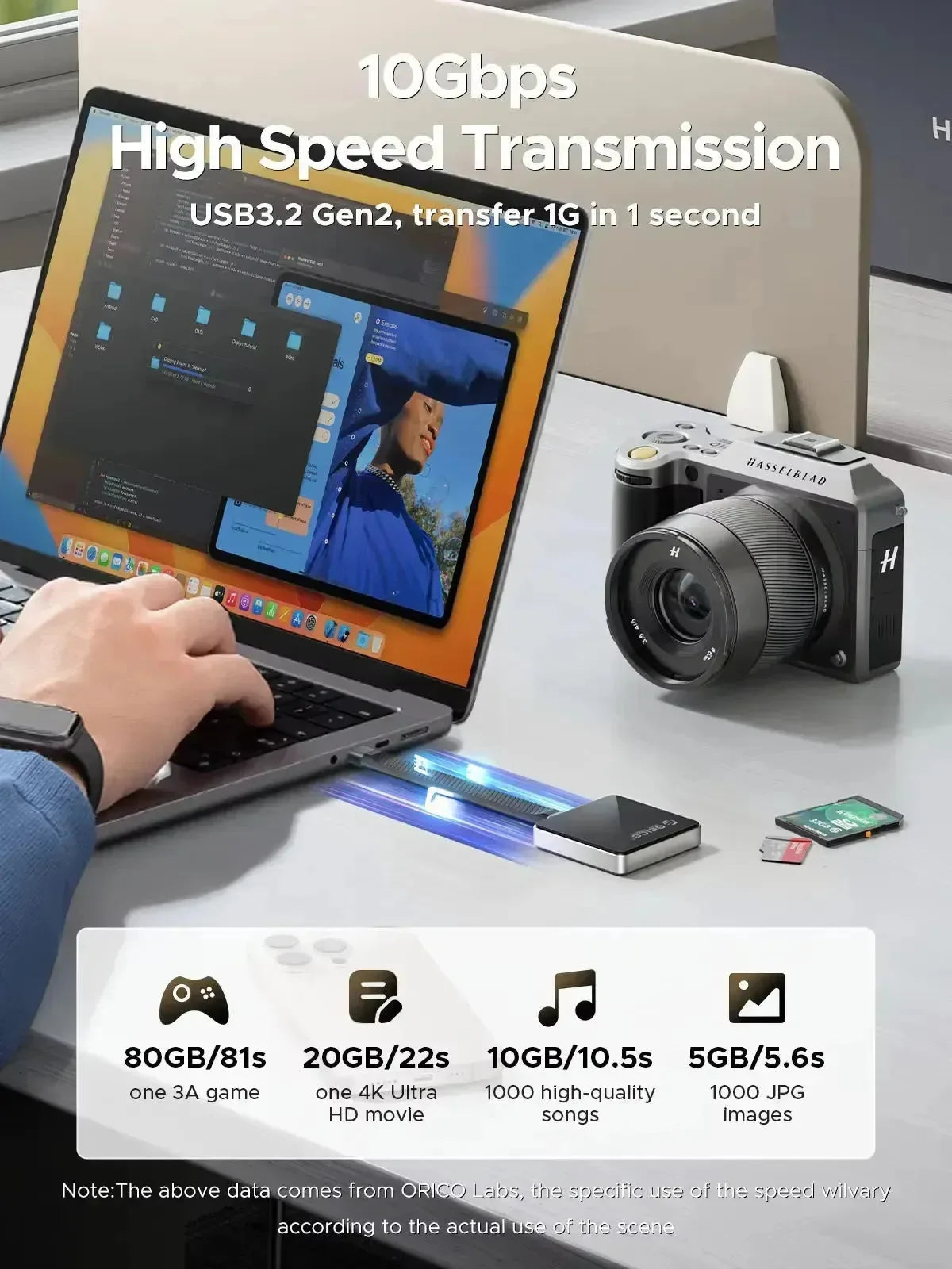 ORICO Magnetic 2230 M.2 NVMe SSD Enclosure - Bear Hugs