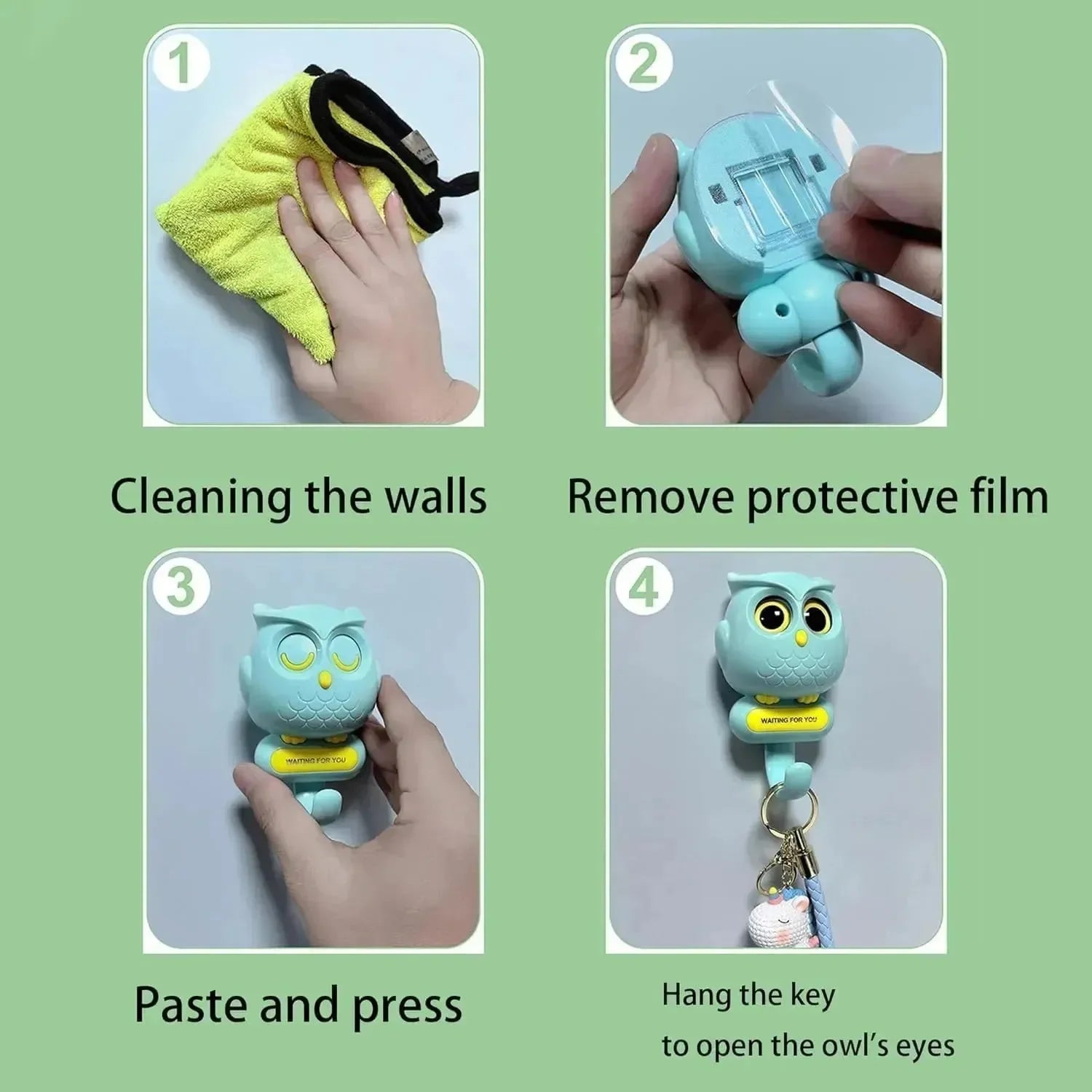 Owl's Perch Wall Hanger Hook - Bear Hugs