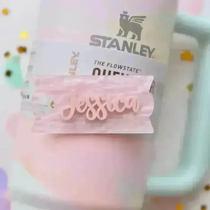 Own Name Tumbler Tag for Stanley Cup (Various styles) - Bear Hugs