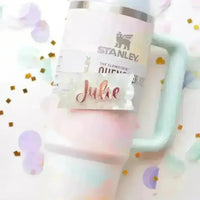 Own Name Tumbler Tag for Stanley Cup (Various styles) - Bear Hugs