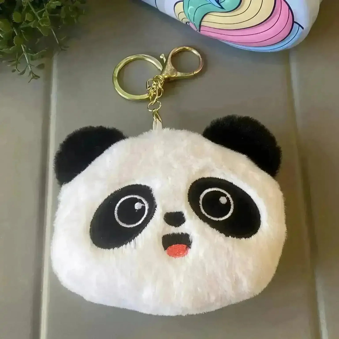 Panda Coin Pouch Keychain - Bear Hugs