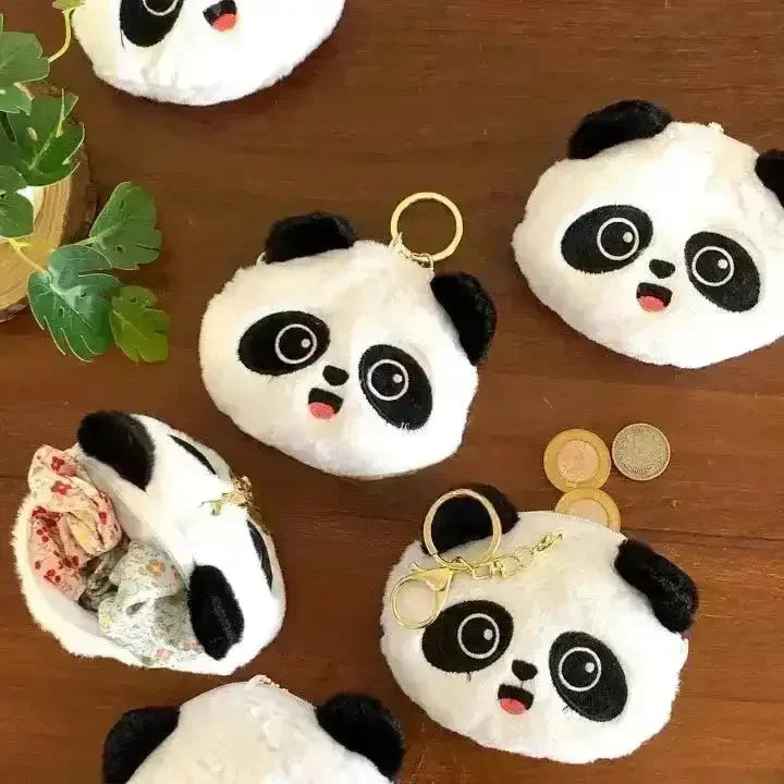 Panda Coin Pouch Keychain - Bear Hugs