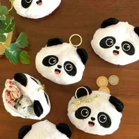 Panda Coin Pouch Keychain - Bear Hugs