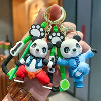 Panda Prowess Kung Fu Keychain - Bear Hugs