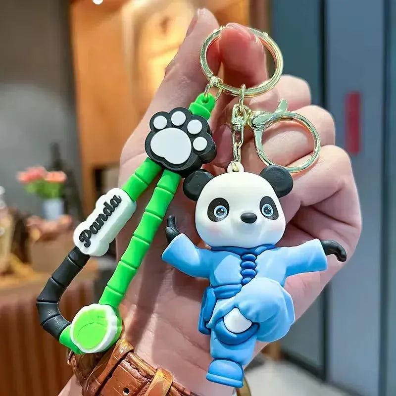 Panda Prowess Kung Fu Keychain - Bear Hugs