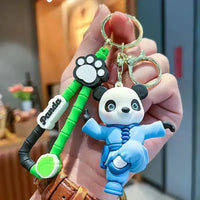 Panda Prowess Kung Fu Keychain - Bear Hugs