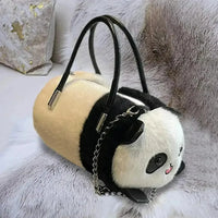 Panda Shaped Plush Shoulder Bag - Bear Hugs