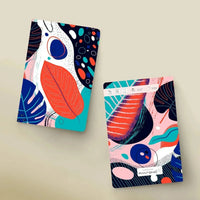 Pantone Abstract Canvas B6 Notebook - Bear Hugs