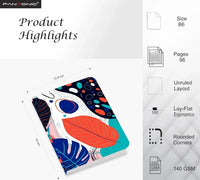 Pantone Abstract Canvas B6 Notebook - Bear Hugs