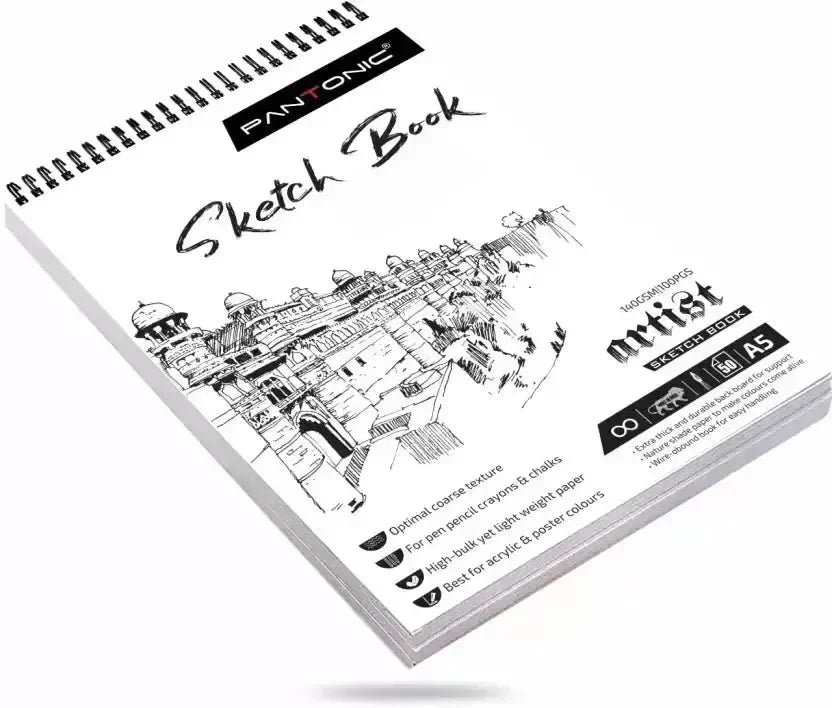 Pantonic A5 Spiral Sketch Book - Bear Hugs