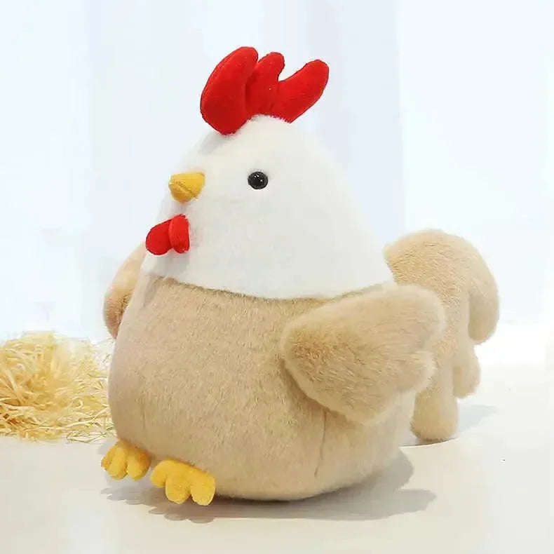Peachy Keen Chicken Plushie (25 cm) - Bear Hugs