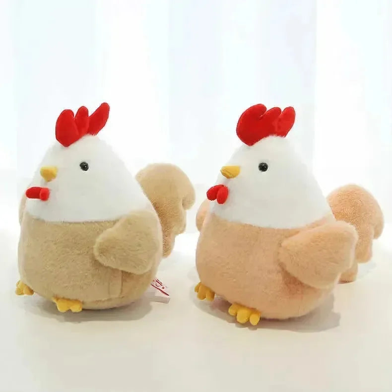 Peachy Keen Chicken Plushie (25 cm) - Bear Hugs