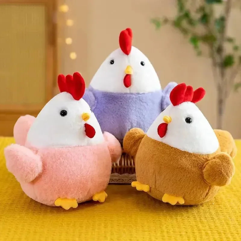 Peachy Keen Chicken Plushie (25 cm) - Bear Hugs