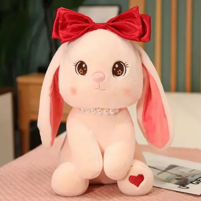 Paws Red Rabbit Toy Red Bow Rabbit Premium Plush (35 cm)