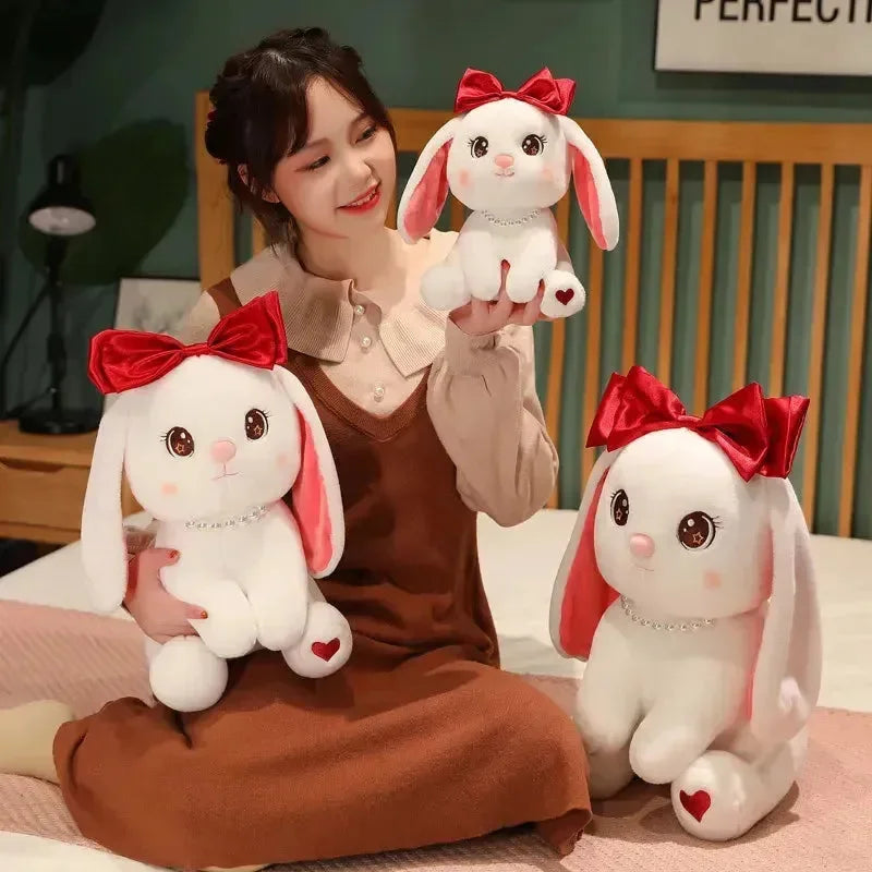 Pearl & Bow Rabbit Plush - Bear Hugs