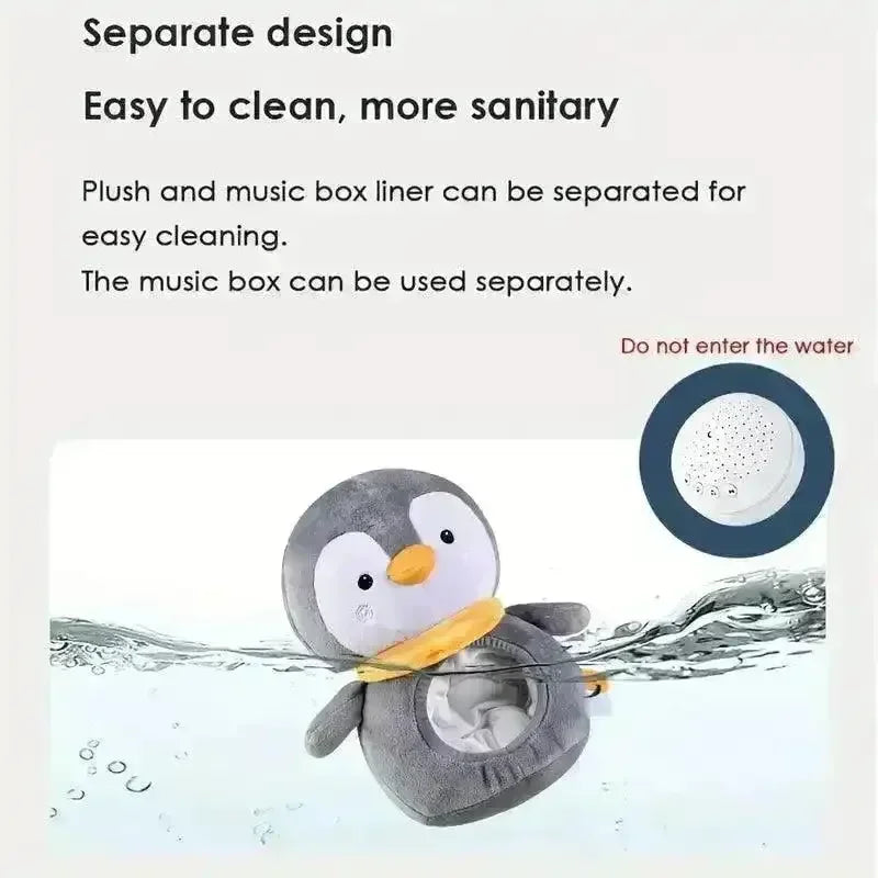 Penguin and Raccoon Crying Doll With Light & Sound - Bear Hugs