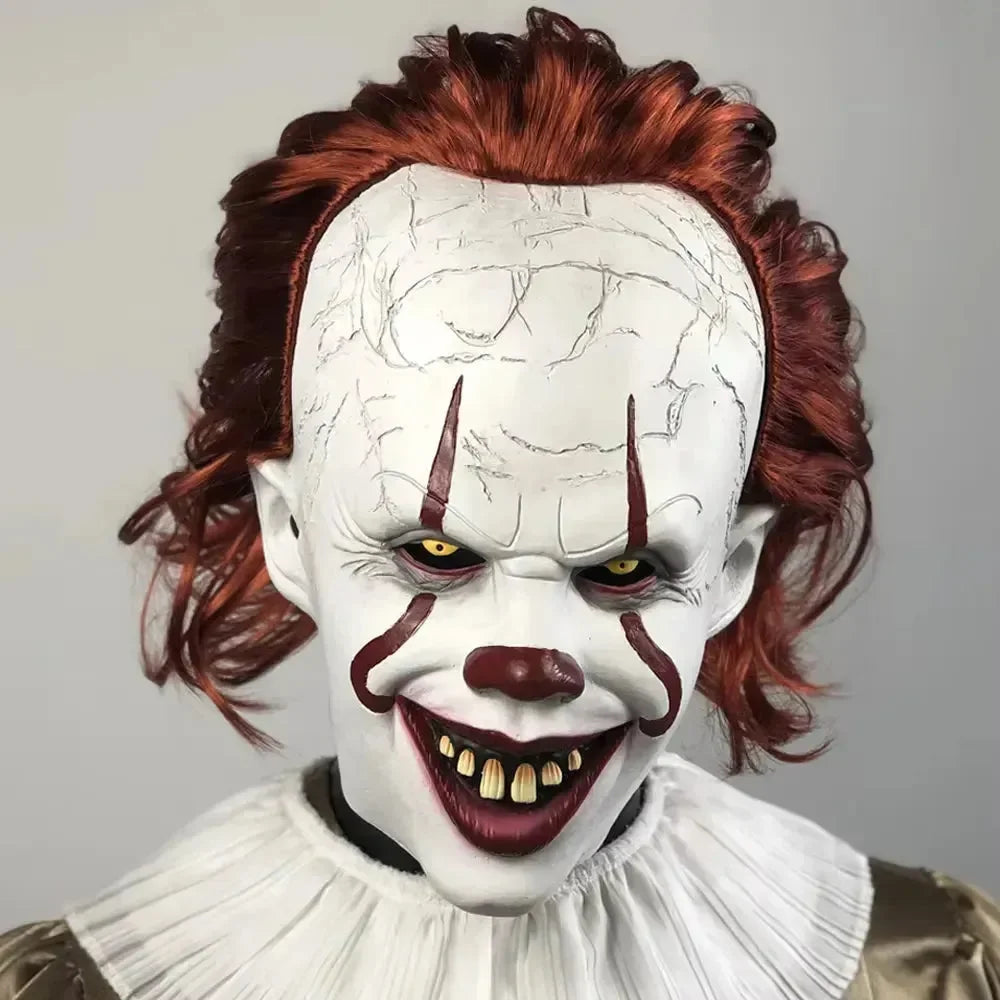 Pennywise Clown Cosplay Mask - Bear Hugs