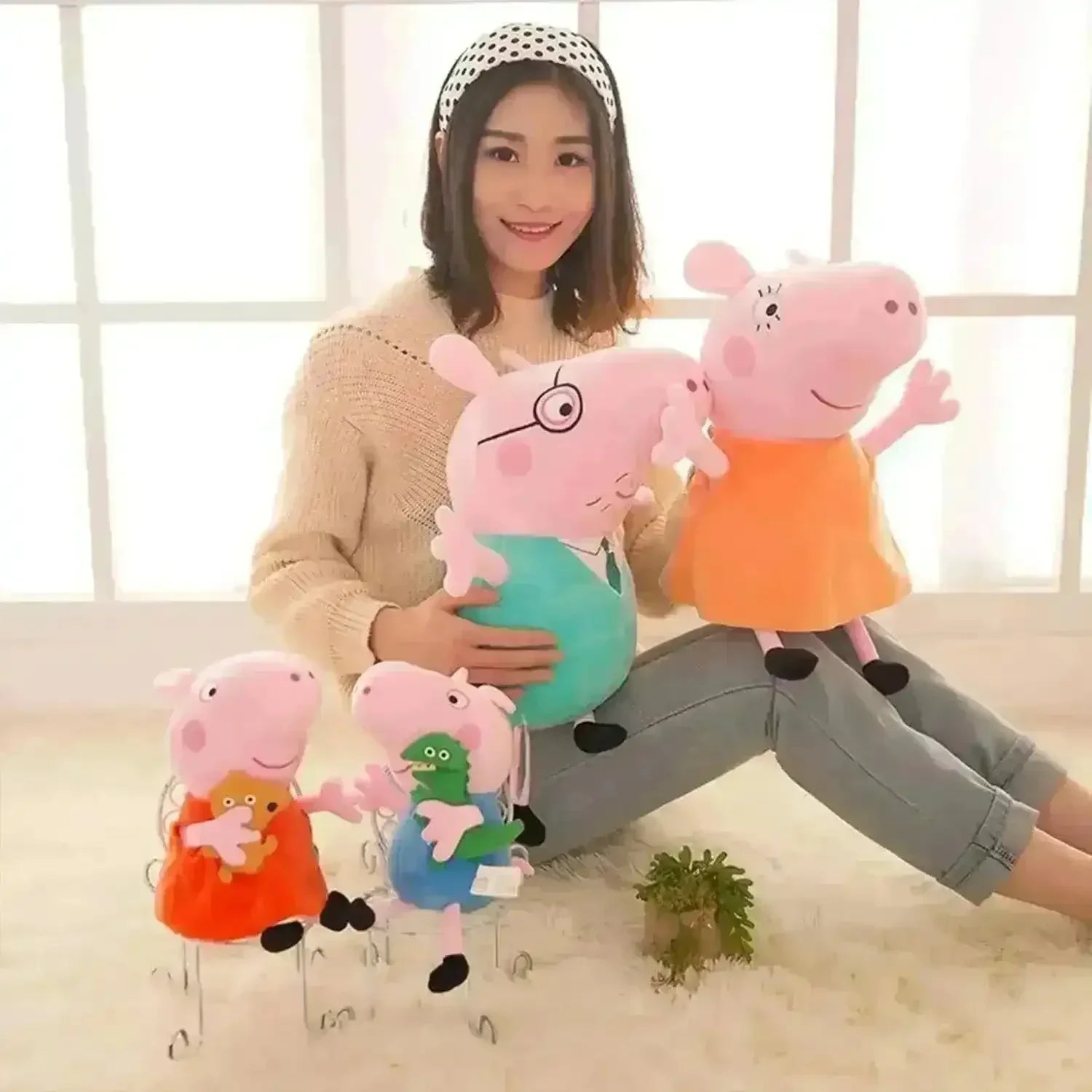 Peppa Pig Family Stuffed Toys (30 cm) - Bear Hugs