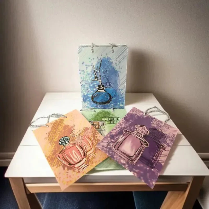 Perfume Themed Paper Gift Bag - Bear Hugs