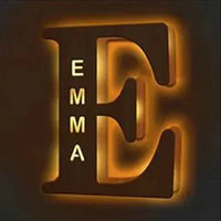 Personalized Letter Light Lamp - Bear Hugs