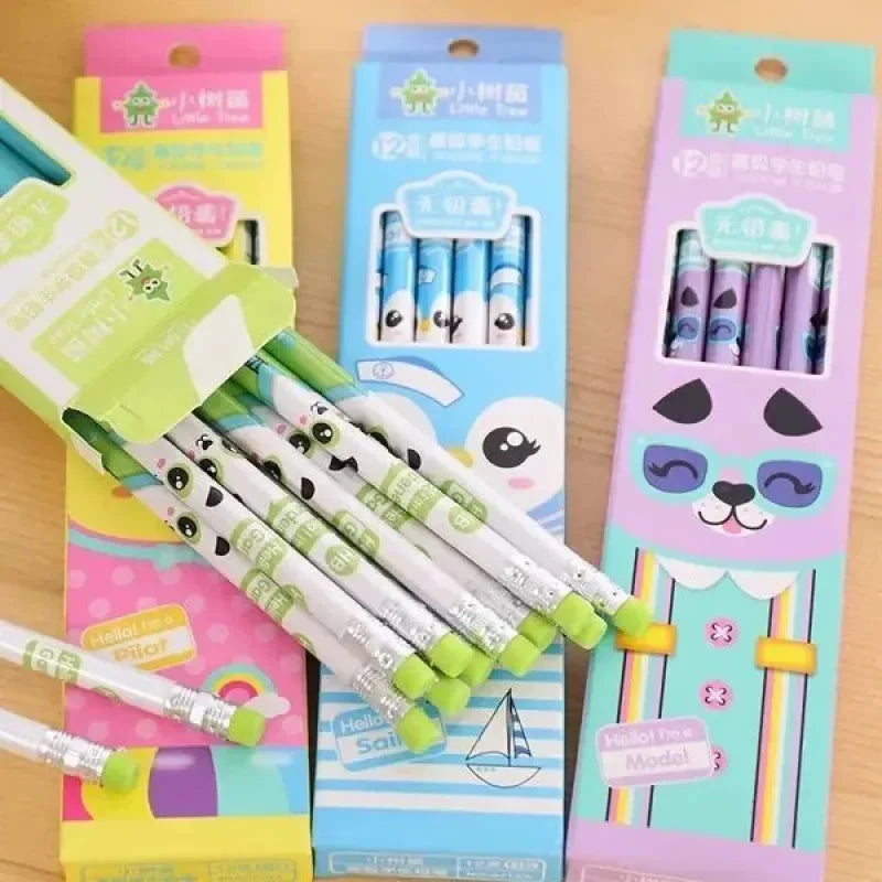 Pet Parade Pencil Set (12 Pcs) - Bear Hugs