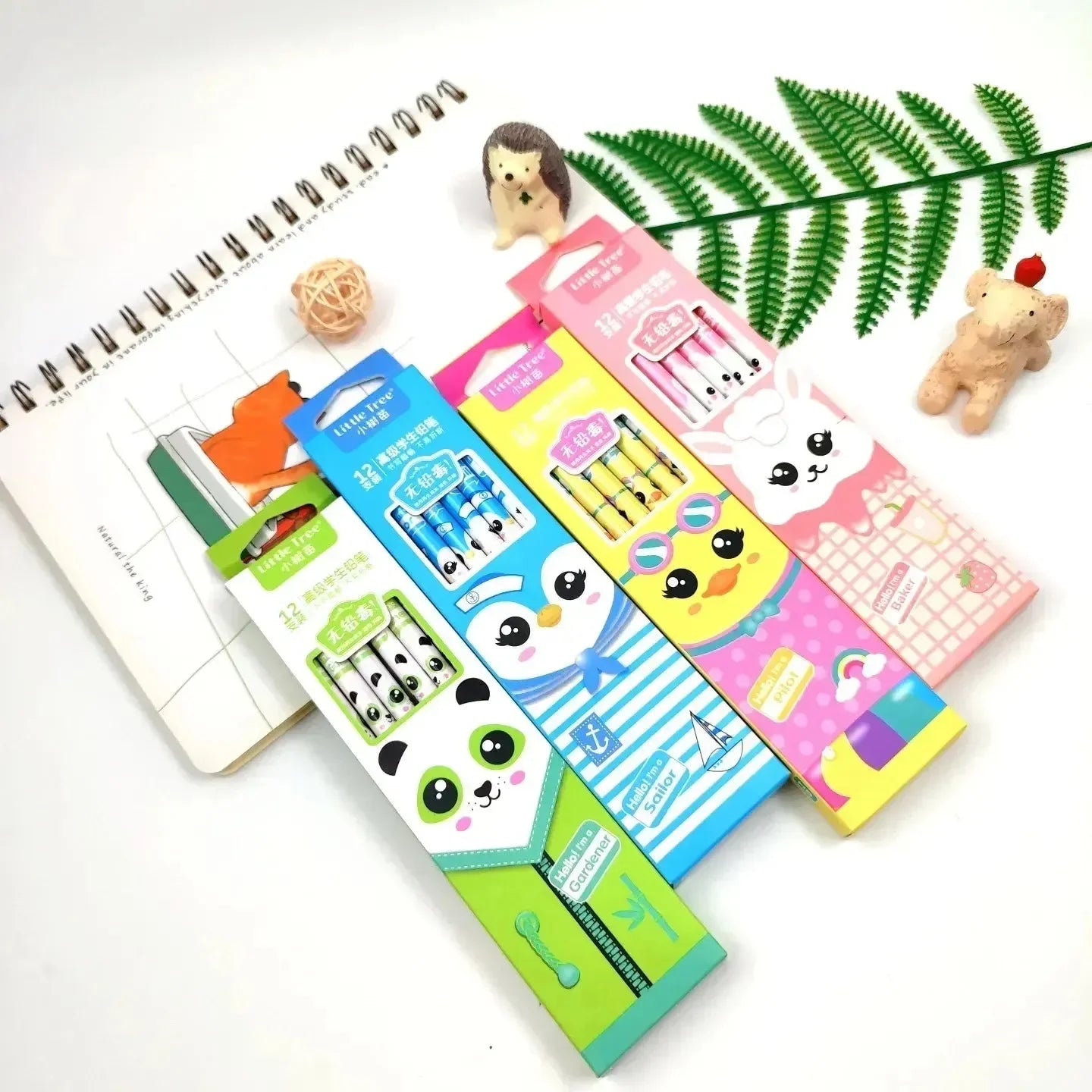 Pet Parade Pencil Set (12 Pcs) - Bear Hugs