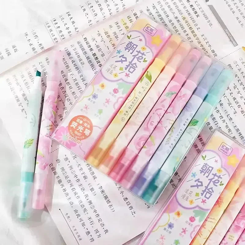 Petal Bright Dual Highlighter (Set Of 6) - Bear Hugs