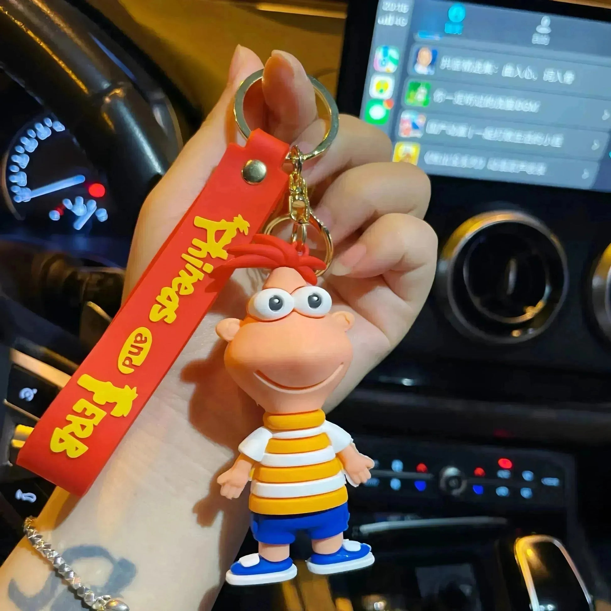 Phineas and Ferb 3D Keychain - Bear Hugs