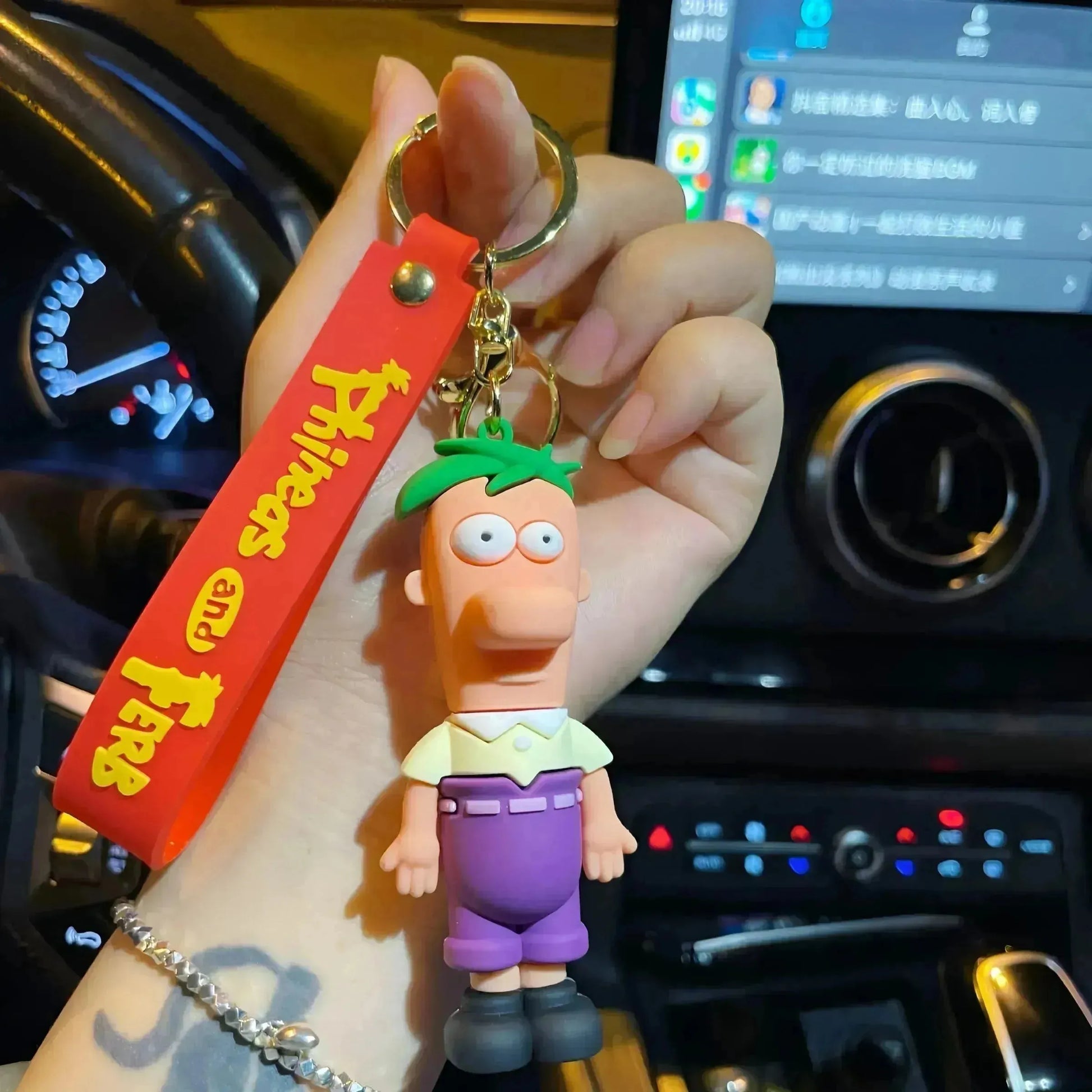 Phineas and Ferb 3D Keychain - Bear Hugs