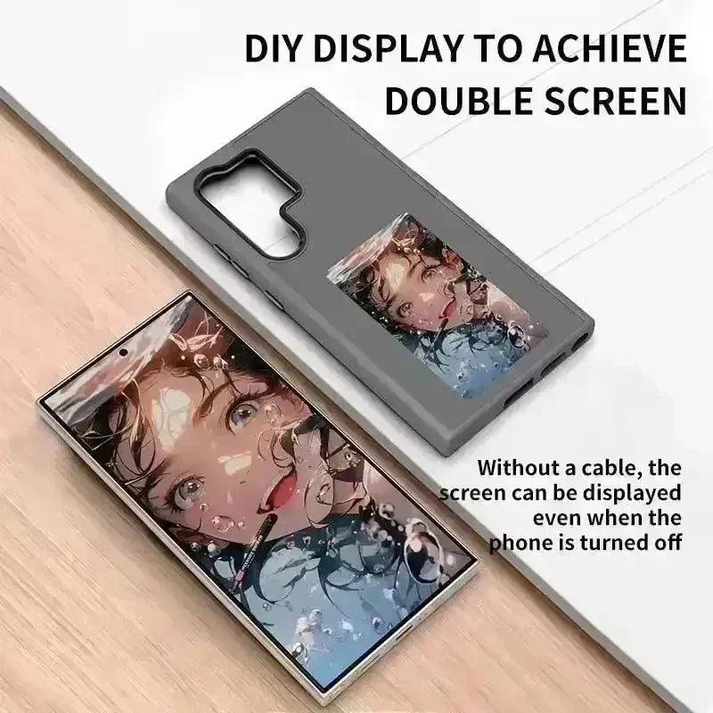 Picture Changing eInk Phone Case (For S23 & S24 Ultra) - Bear Hugs