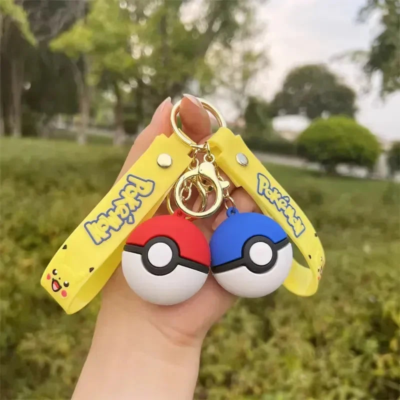 Pikachu Poke Ball Keychain - Bear Hugs